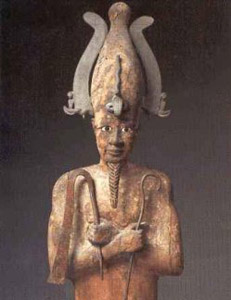 Dios Osiris. Mitología egipcia.